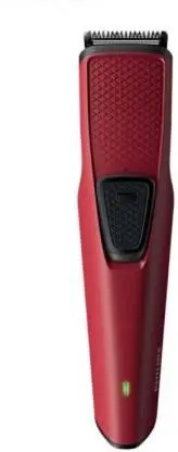 Philips Bt 1235/15 Runtime: 60 Min Trimmer For Men  (Maroon) 1