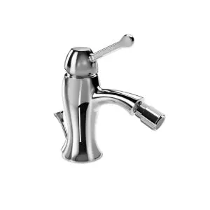Jaquar Queen's Prime Faucets Single Lever 1-Hole Bidet Mixer With Popup Waste System - Chrome Qqp-Chr-7213Bpm 1