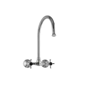Jaquar Queen's Prime Faucets Sink Mixer With Short Swinging Spout Chrome Qqp-Chr-7307Pm 1