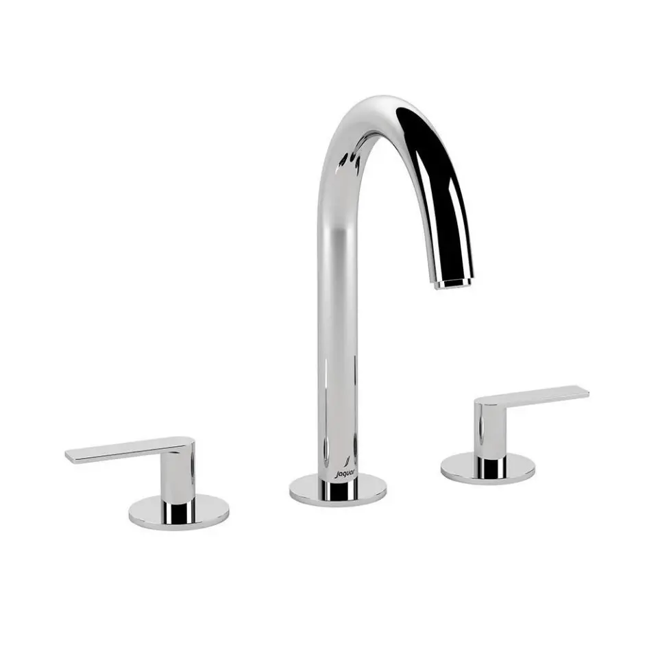 Jaquar Laguna 3-Hole Basin Mixer With Pipe Spout - Chrome Lag-Chr-91189Psl 1