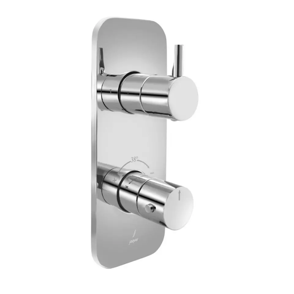 Jaquar Florentine Prime Aquamax Exposed Part Kit Of Thermostatic Shower Mixer - Chrome Flp-Chr-5683Kpm 1