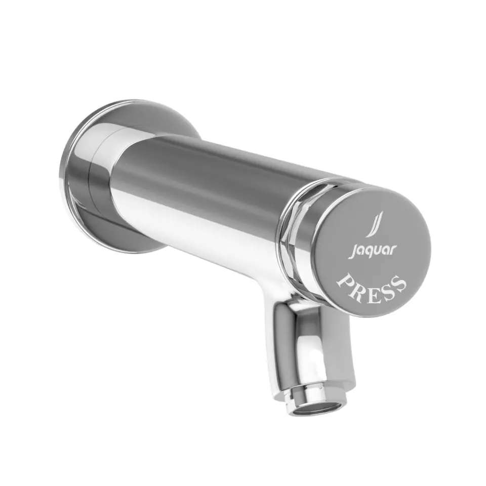 Jaquar Pressmatic Taps Bib Cock (Angular Shape) Auto Closing System Prs-Chr-037 1