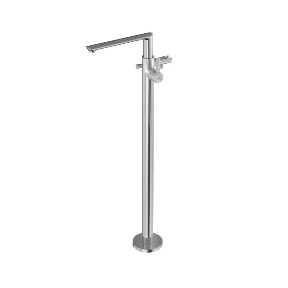 Jaquar Fusion Prime Exposed Parts Of Floor Mounted Single Lever Bath Mixer - Chrome Fup-Chr-29121Kpm 1