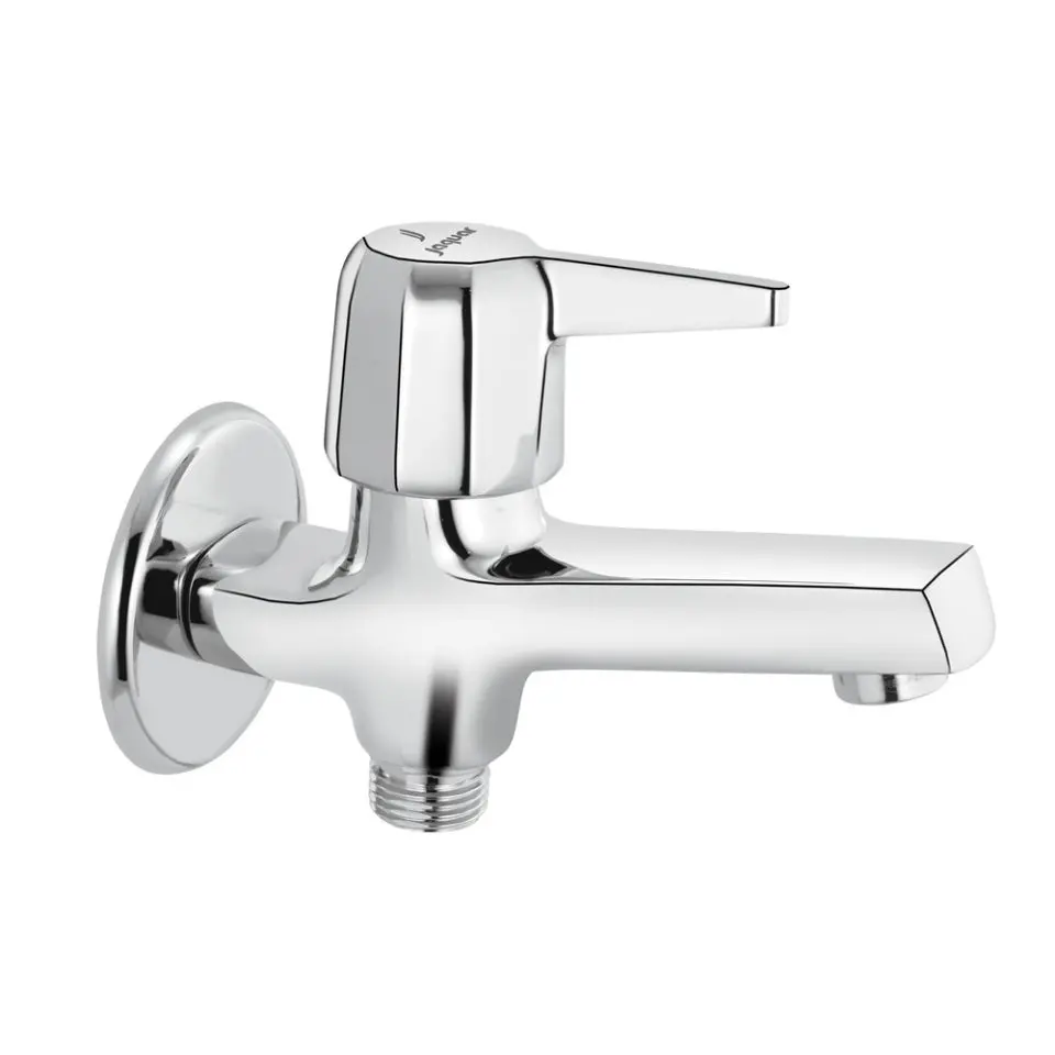 Jaquar Continental Prime 2-Way Bib Cock With Wall Flange Cop-Chr-041Npm 1