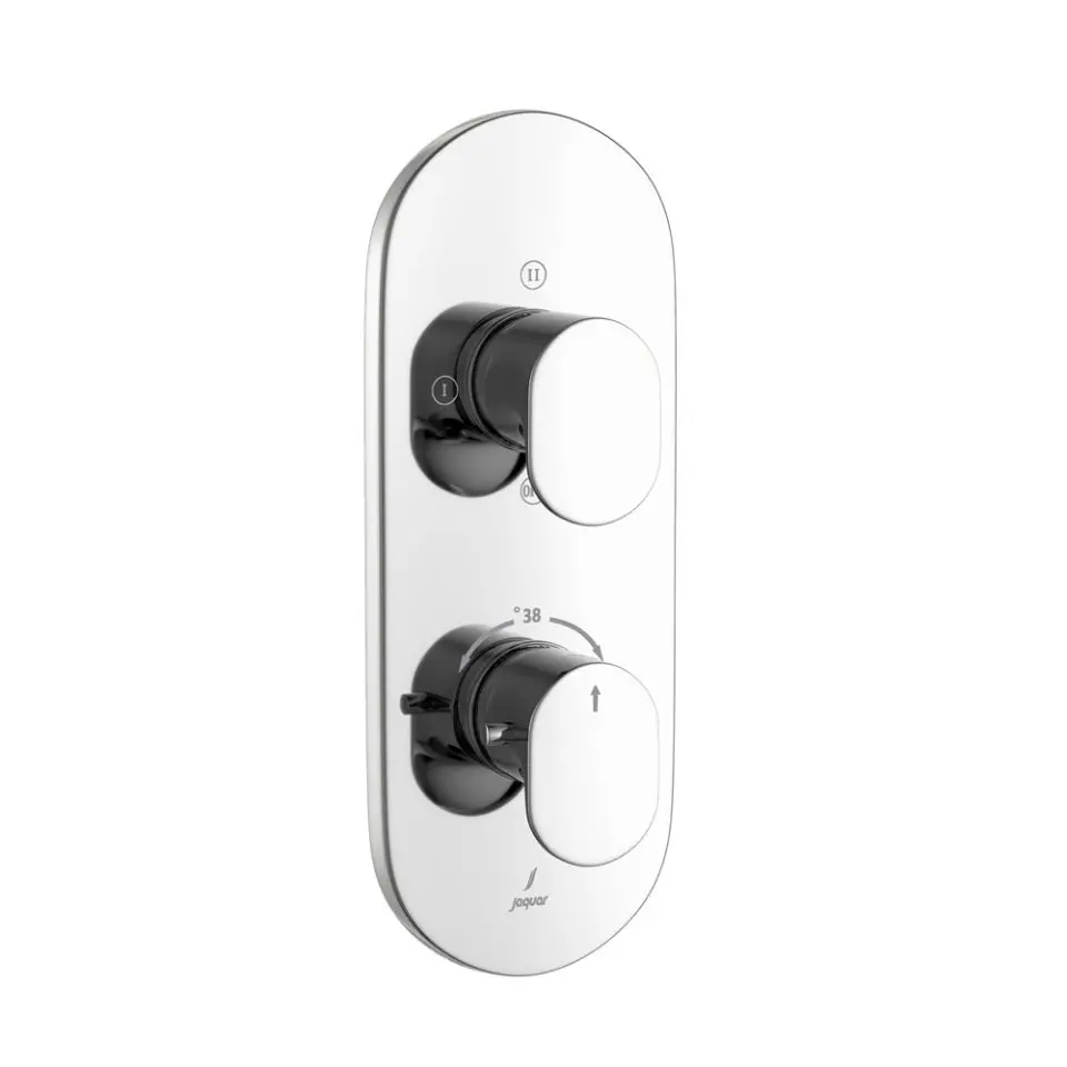 Jaquar Ornamix Prime Aquamax Exposed Part Kit Of Thermostatic Shower Mixer - Chrome Orp-Chr-10661Nkpm 1