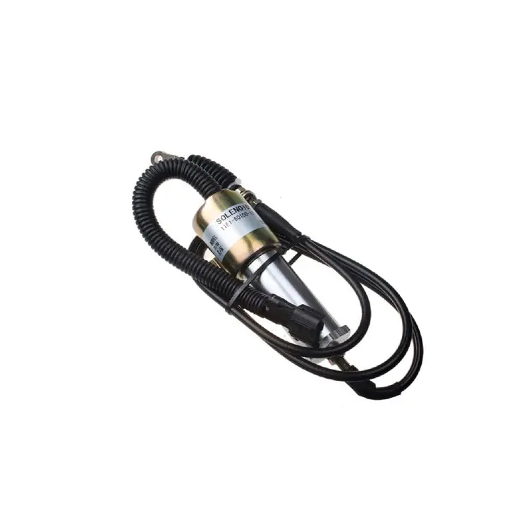 Diselmart 12V 11E1-60100-12 11N6-666030-12 Flameout Solenoid Valve Fits For Hyundai Excavator R210-5 R210-7 1