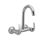 Essco Jaquar Group - Orbit Sink Mixer With Swinging Spout (Wall Mounted Model) With Connecting Legs & Wall Flanges Orb-Chr-105309 1