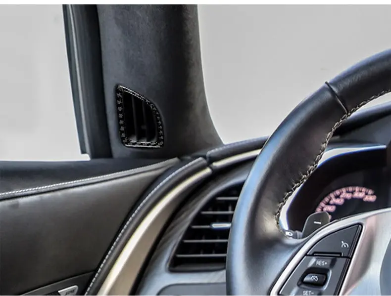 Dynacarbon™️ Carbon Fiber Side Air Vent Trim For Chevrolet Corvette 2014-2019 1