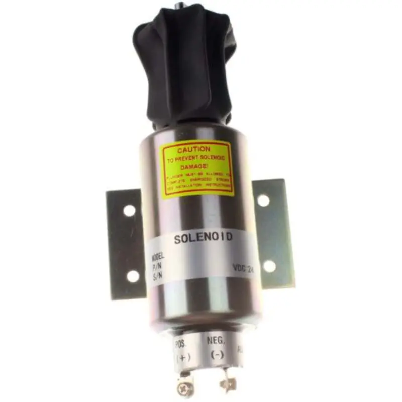 24V 04400-08901 Fuel Stop Solenoid Valve Fits For Mitsubishi Genset Engine S12r S6r 1