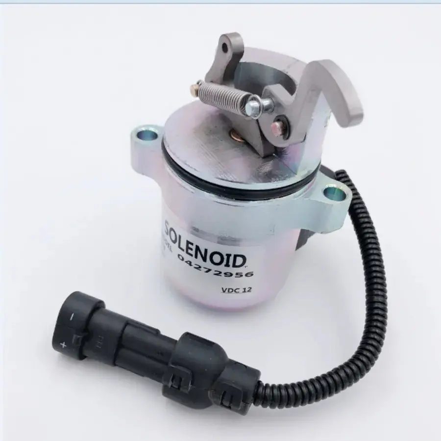 Diselmart 04272957(24V) 04272956(12V) Stop Solenoid For Deutz F3l F3m F4l F4m 1011 2011 Bobcat 863 864 873 883 2