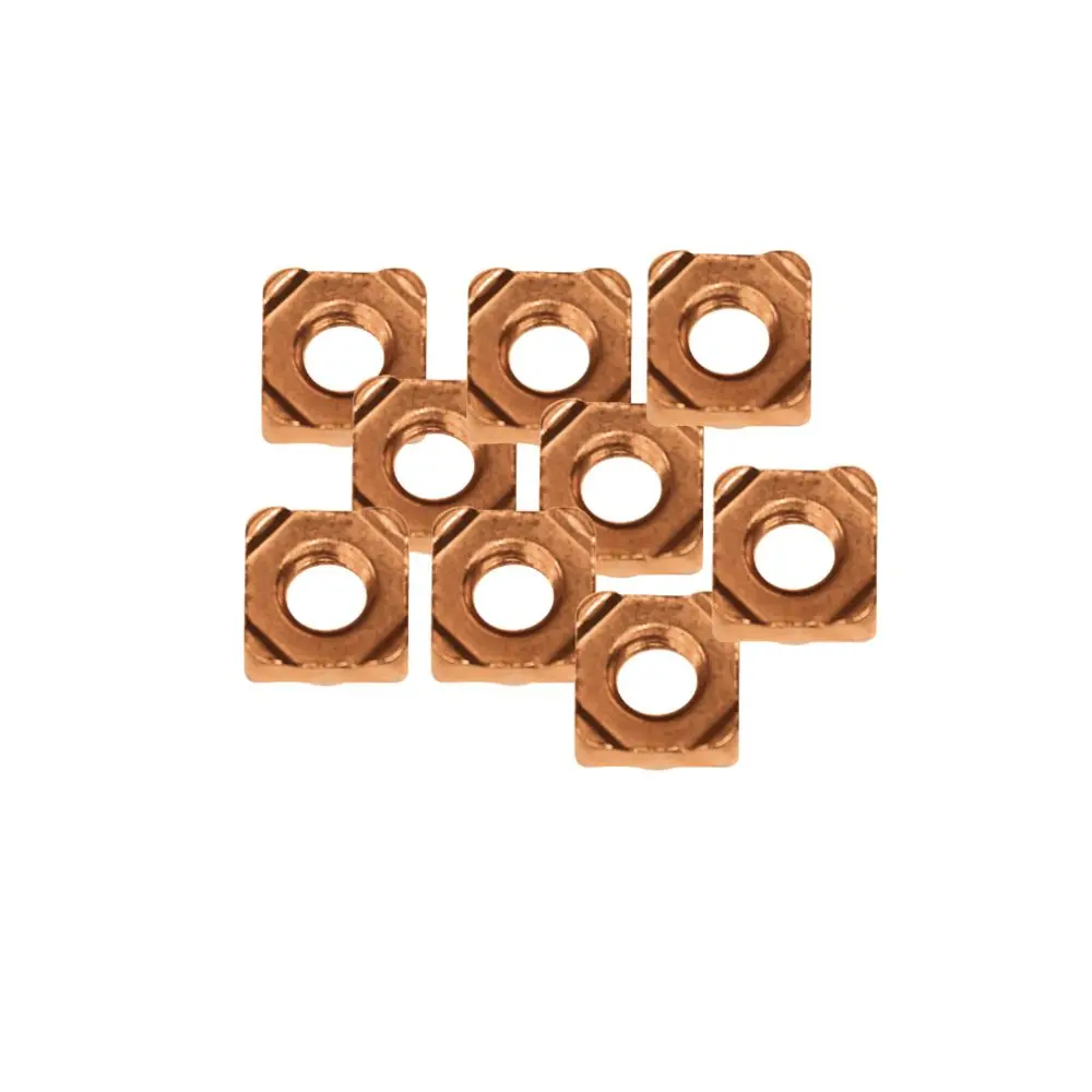 Weld-On Square Nuts M8 1