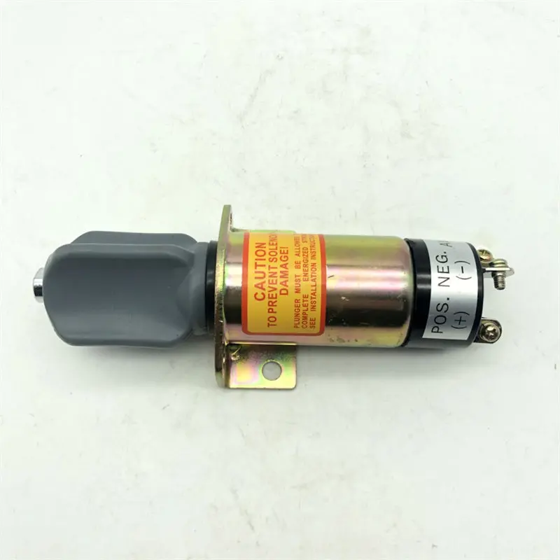 Diselmart 12V Sa-5172-12 1502Es-12C3u1b2s1 Fuel Stop Solenoid Valve With 3 Terminals Fits For Woodward 2