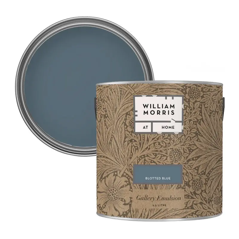 William Morris At Home - Blotted Blue 1