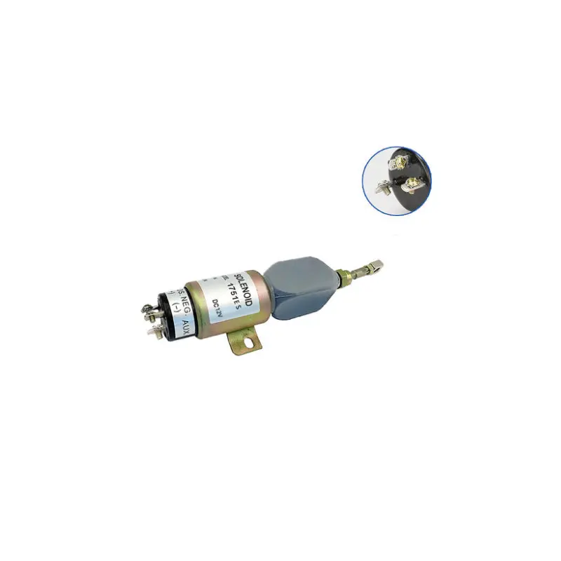 Diselmart  12V 1500-2054 1502-12C2u2b1s1 New Diesel Fuel Stop Solenoid Fits For Woodward 1