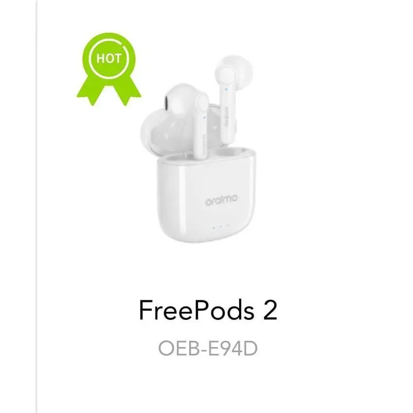 Oraimo Original Oeb-94D True Wireless Headset In White Color, Unique Sound Quality , Best Packing 1