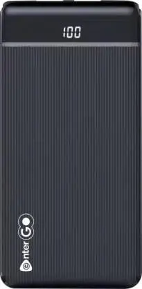 Enter Go 10000 Mah Power Bank (6 W, Fast Charging)  (Black, Lithium Polymer) 1