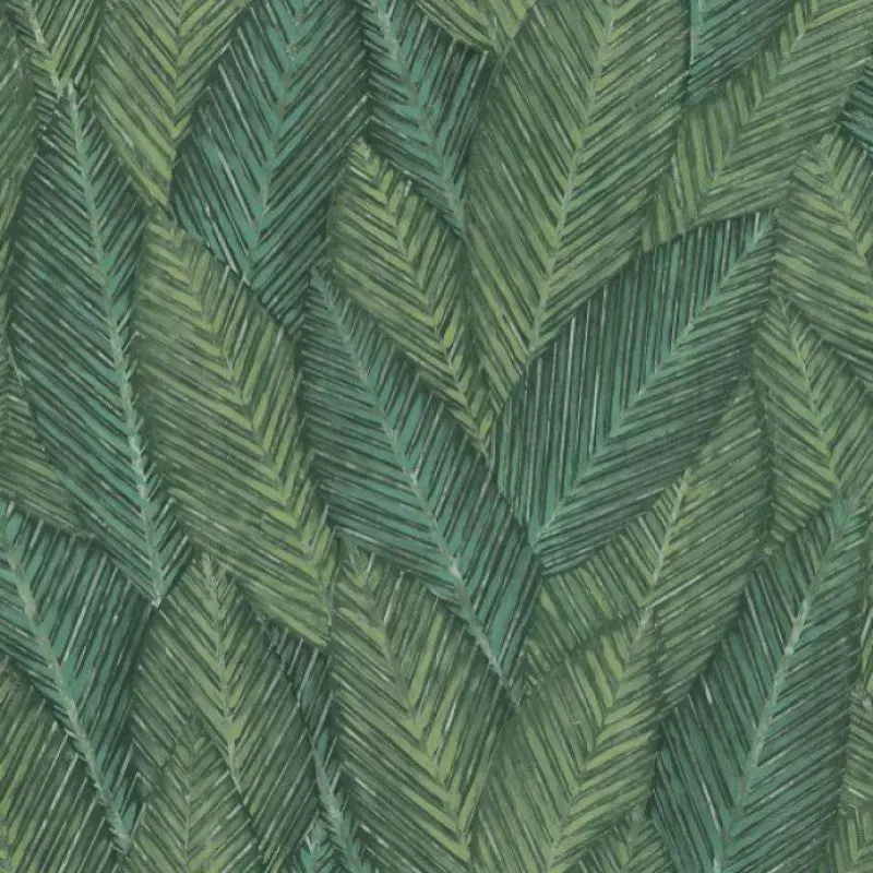 Textured Tropical Leaf Wallpaper 2