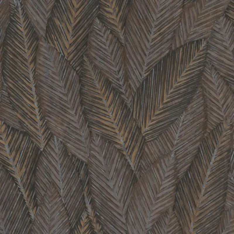 Textured Tropical Leaf Wallpaper 1