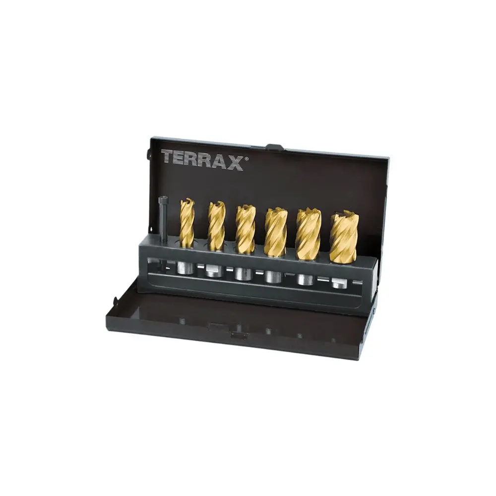 Terrax Core Drill/Annular Cutter Hss Set 2