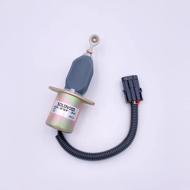 24V Zsf-3C 3931196 Fuel Flameout Solenoid Valve Fits For Cummins Kubota Super Mini 1