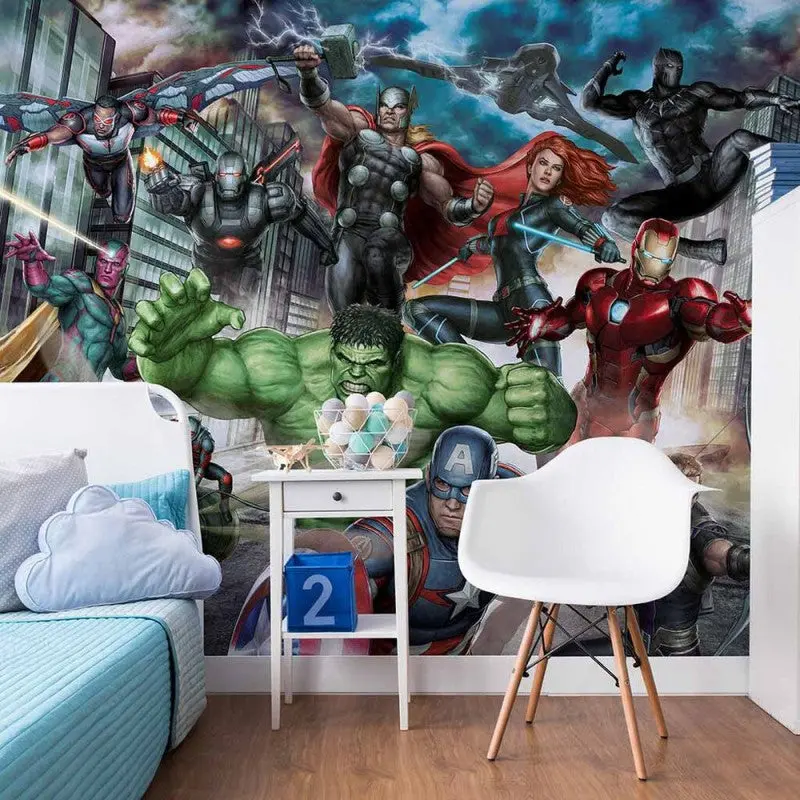 Marvel Avengers Assemble Mural Wallpaper 2