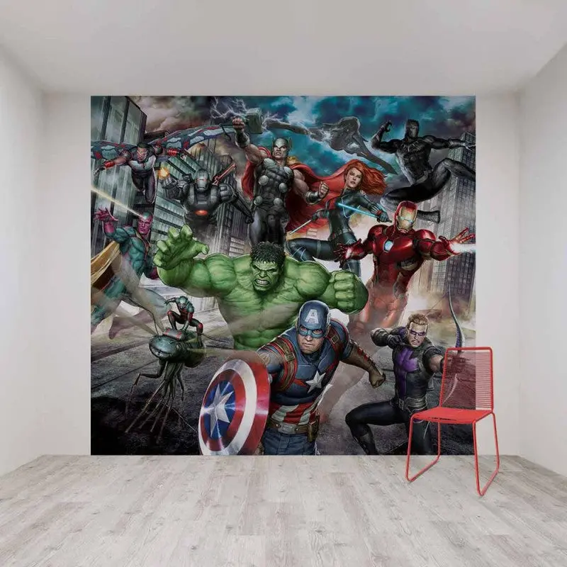 Marvel Avengers Assemble Mural Wallpaper 1