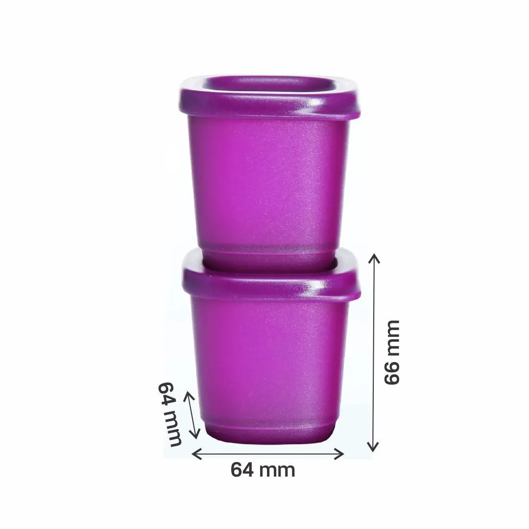 Tupperware Cubix Mini Square 110 Ml (4 Pcs Set) 1