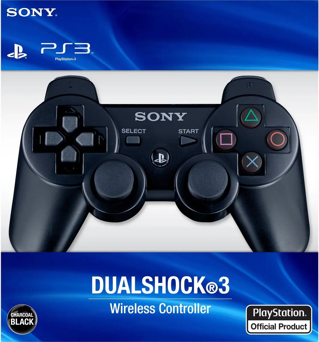 Sony Dualshock 3 Wireless Controller For Playstation 3 - Black 1
