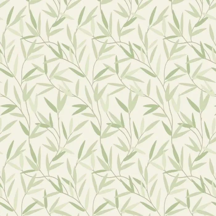 Laura Ashley Willow Leaf Wallpaper 1