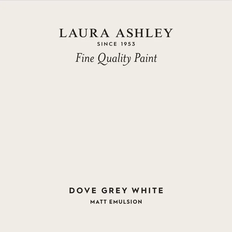 Laura Ashley Peel & Stick Sample - Dove Grey White 1