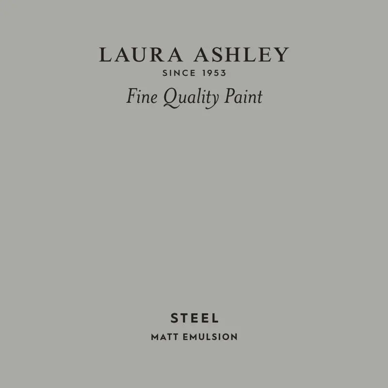 Laura Ashley Peel & Stick Sample - Steel 1