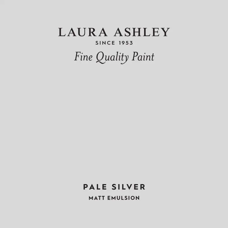 Laura Ashley Peel & Stick Sample - Pale Silver 1