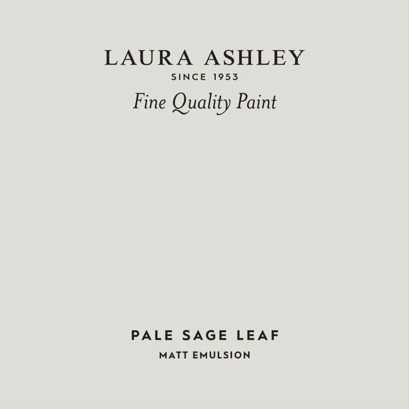 Laura Ashley Peel & Stick Sample - Pale Sage Leaf 1