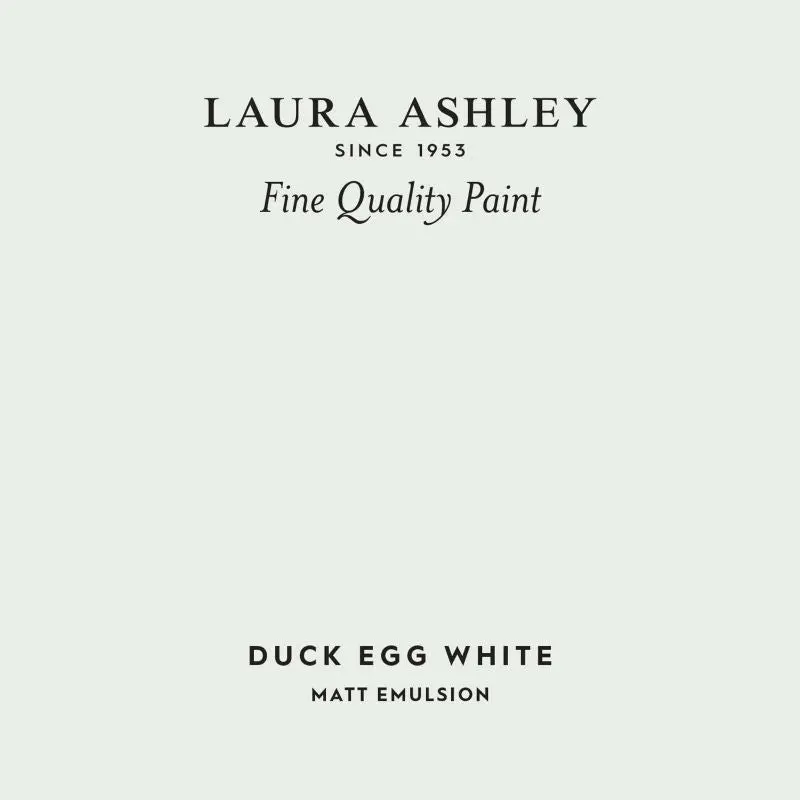 Laura Ashley Peel & Stick Sample - Duck Egg White 1