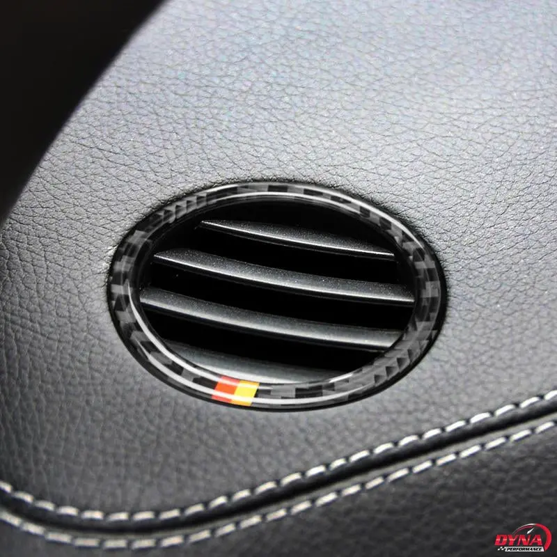 Dynacarbon™️ Carbon Fiber Air Conditioning Outlet Vent Trim Overlay For Mercedes Benz Gls Ml Gle Gl 1