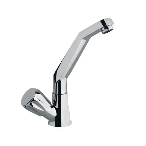 Jaquar Continental Sink Pillar Tap With Swivel Raised J Shaped Spout Con-Chr-359Kn 1