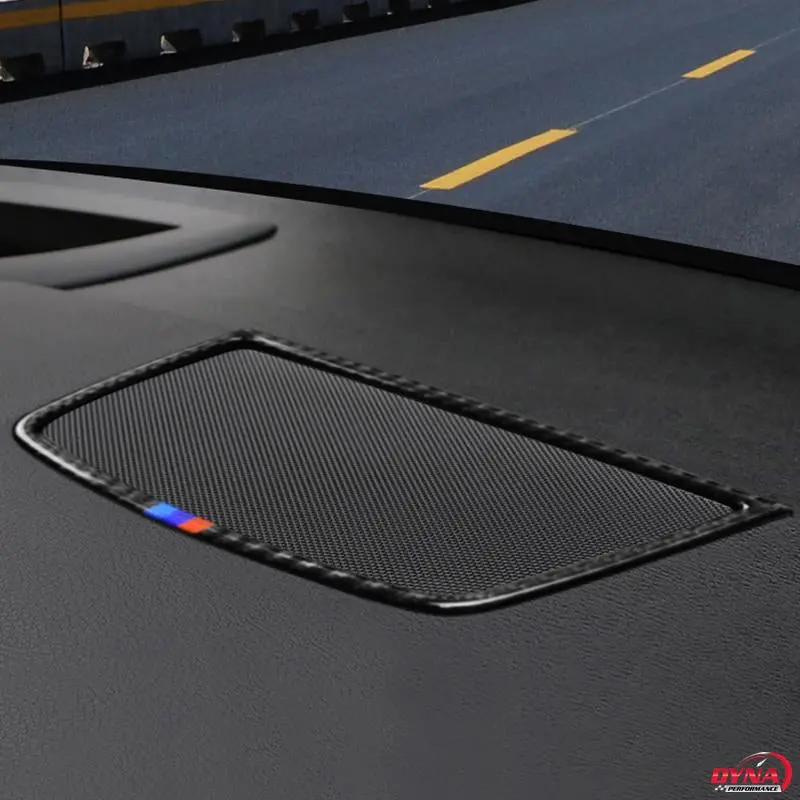 Dynacarbon™️ Carbon Fiber Dashboard Speaker Trim For Bmw E70 X5 E71 X6 1