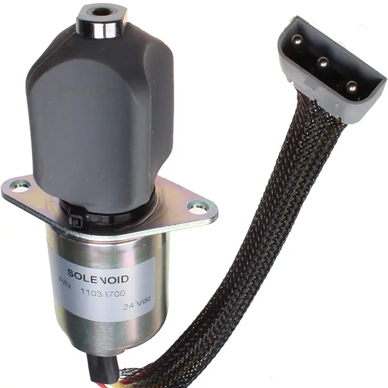 24V 6785-5121 11033700 Fuel Stop Solenoid Valve Fits For Volvo Wheel Loaders L70c L330c L70b L330c 1