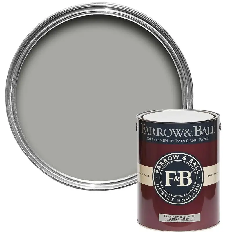 Farrow & Ball Lamp Room Gray Paint Color No. 88 - Image 21
