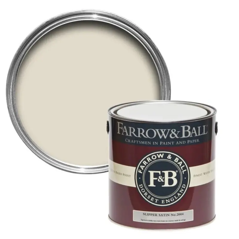 Farrow & Ball Flat Eggshell Oops Tin- Slipper Satin - 2.5L 1