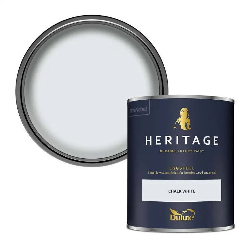 Dulux Heritage Eggshell - Chalk White 1