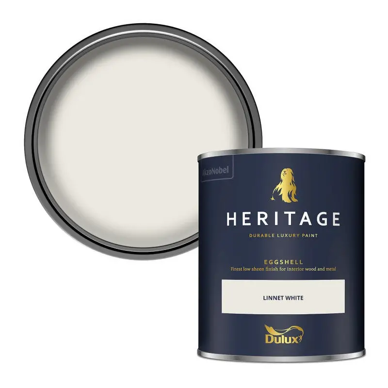 Dulux Heritage Eggshell - Linnet White 1