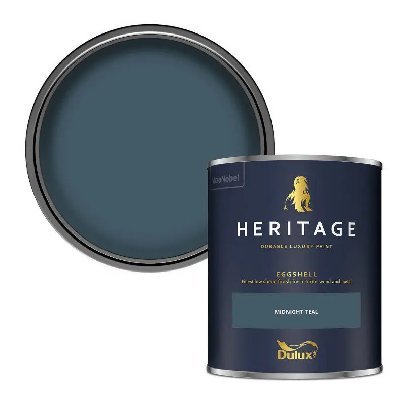 Dulux Heritage Midnight Teal - Eggshell 1