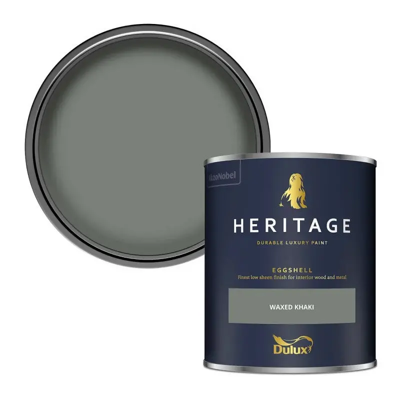 Dulux Heritage Eggshell - Waxed Khaki 1