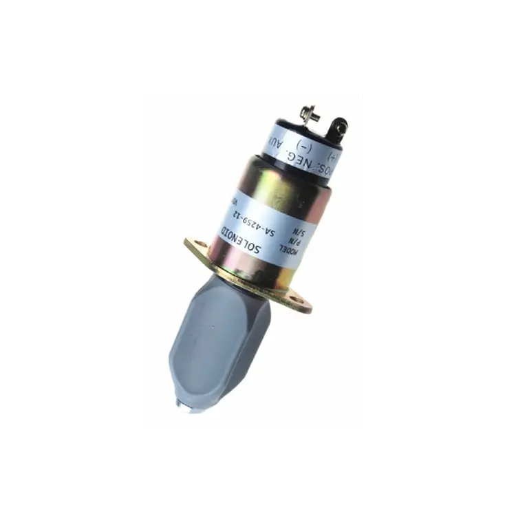 12V 1751-12A6u1b1s5 Sa-4259-12 Fuel Stop Solenoid With 2 Terminals Fits For Kubota 1