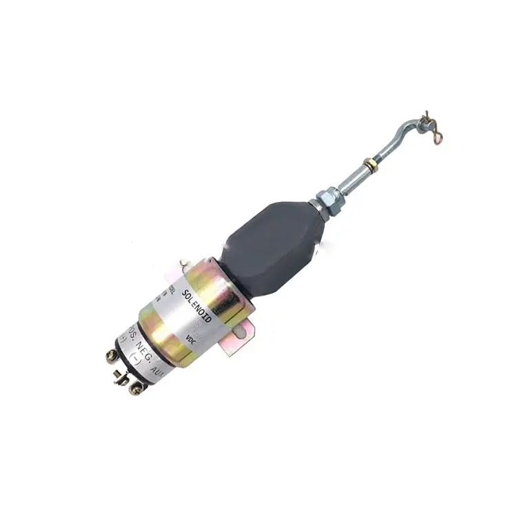Diselmart 12V 1751-12E7u1b1s5 Sa-3796-12 Fuel Shutoff Solenoid With 3 Terminals Fits For Cummins 1
