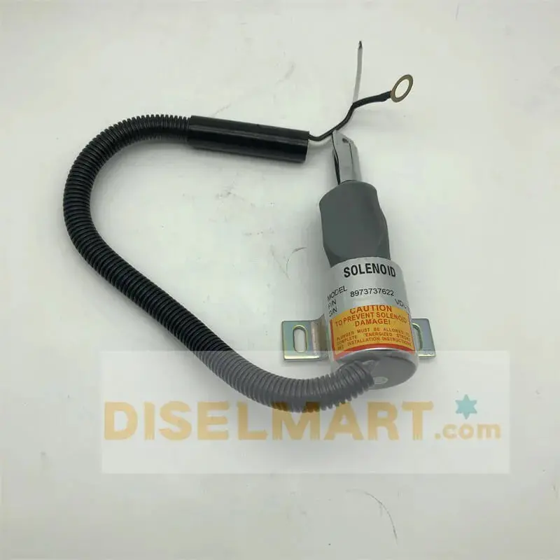 12V 8973737622 Fuel Stop Solenoid Valve Fits For Isuzu Engine 2