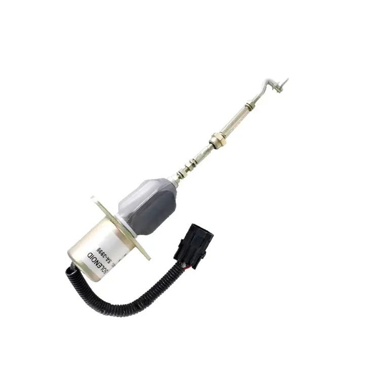 12V Sa-3999-12 1752Es Rsv Diesel Stop Solenoid With 3 Wire 3 Terminal For Woodward For Cummins 1