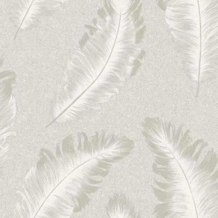Ciara Textured Feather Wallpaper 1