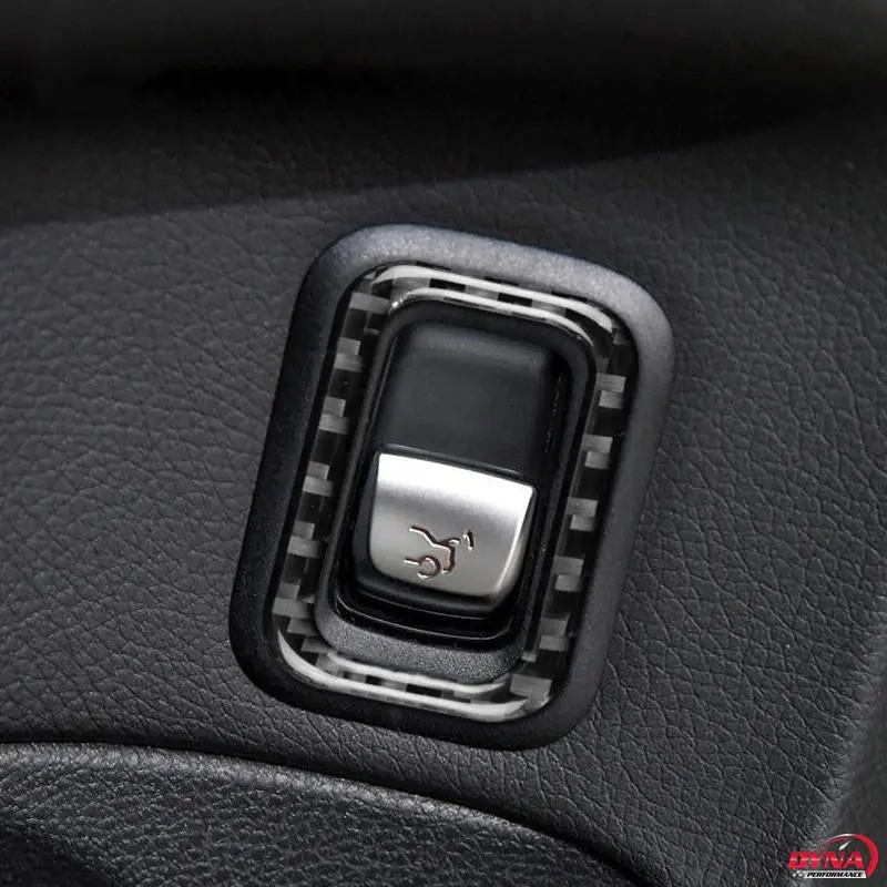 Dynacarbon™️ Carbon Fiber Trunk Switch Trim Overlay For Mercedes Benz C Class W205 C180 C200 C300 Glc 1